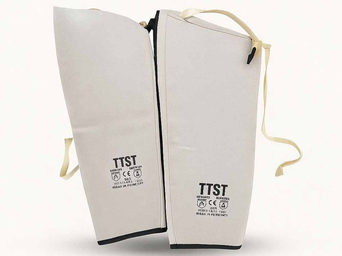 GREY  LEATHER SLEEVES - TTST