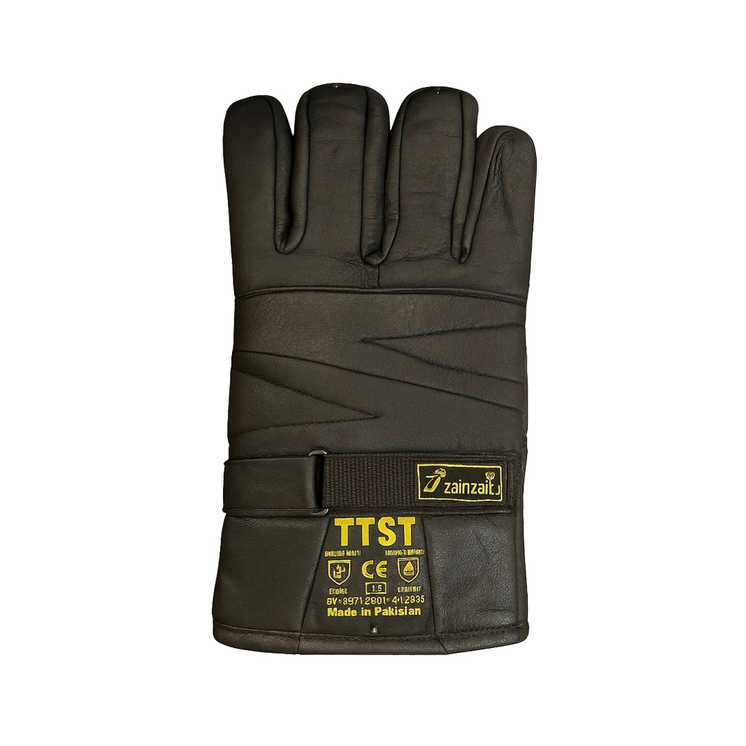 LEATHER MOTORBIKE GLOVES - TTST