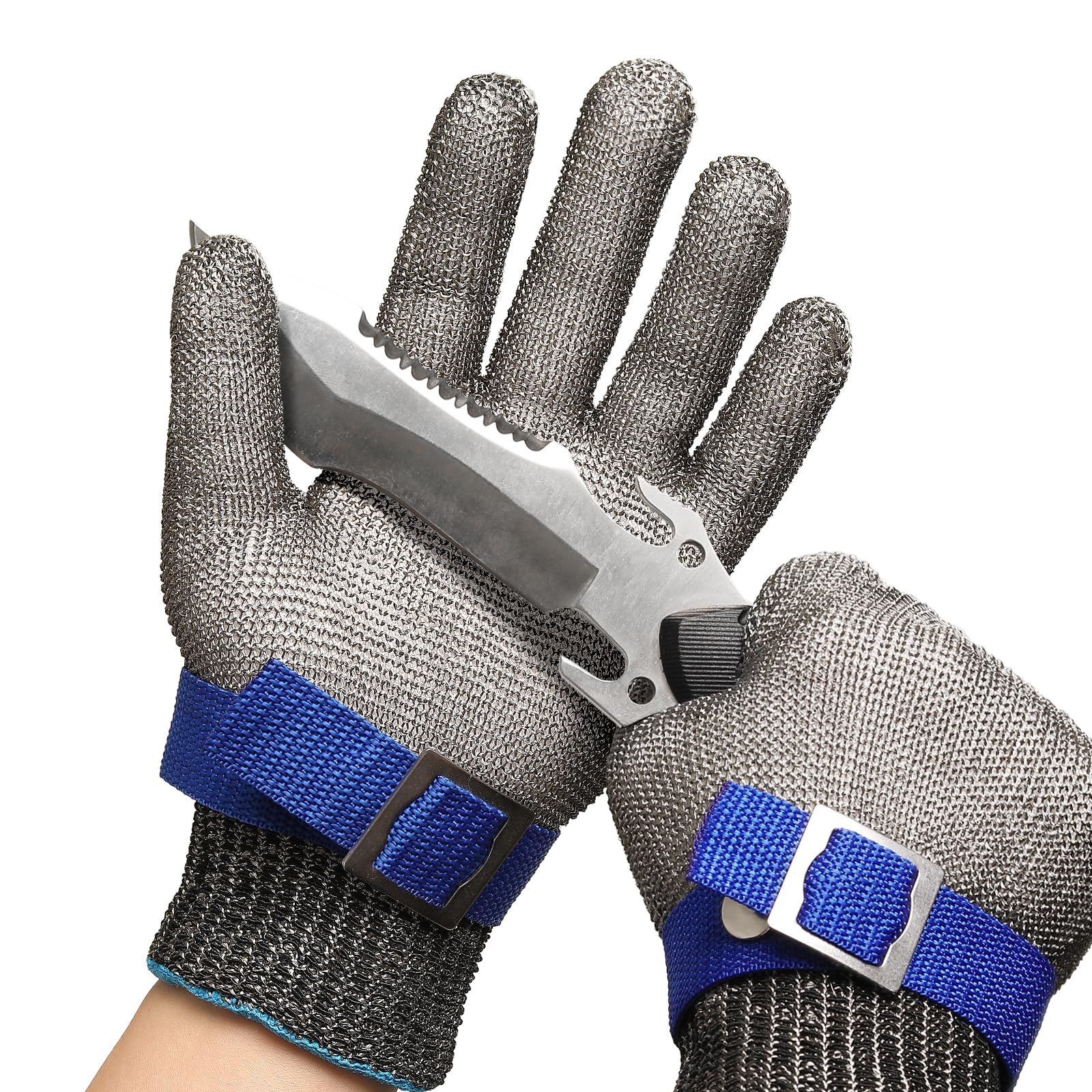 A9 Cut Resistant Glove Level 5 Food Grade Stainless Steel Wire Mesh Metal
