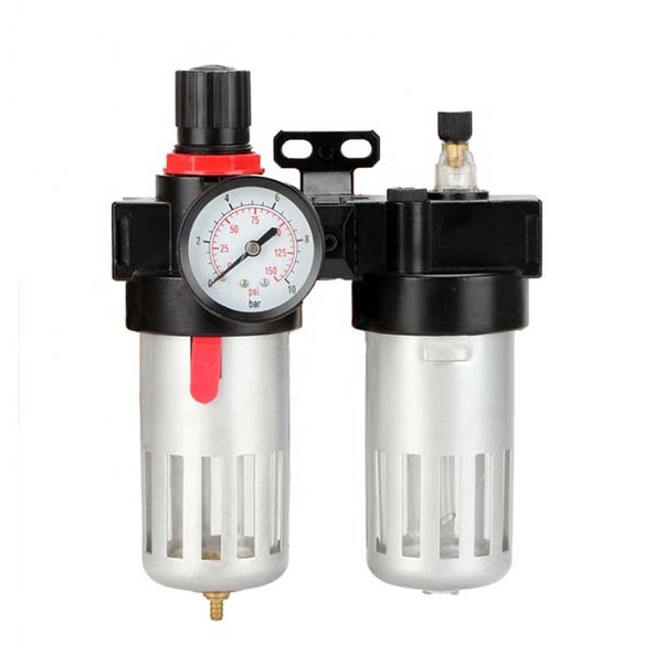 BFC4000 - AIR FILTER REGULATOR FRL 1/2" - 0.5-9.0Kgf/cm² COMBINED WITH GAUGE